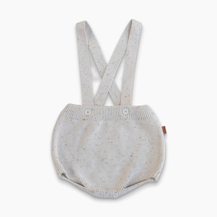 Clothing & Accessories Goumi Kids | Goumi Kids Organic Knit Baby Suspender Bloomers