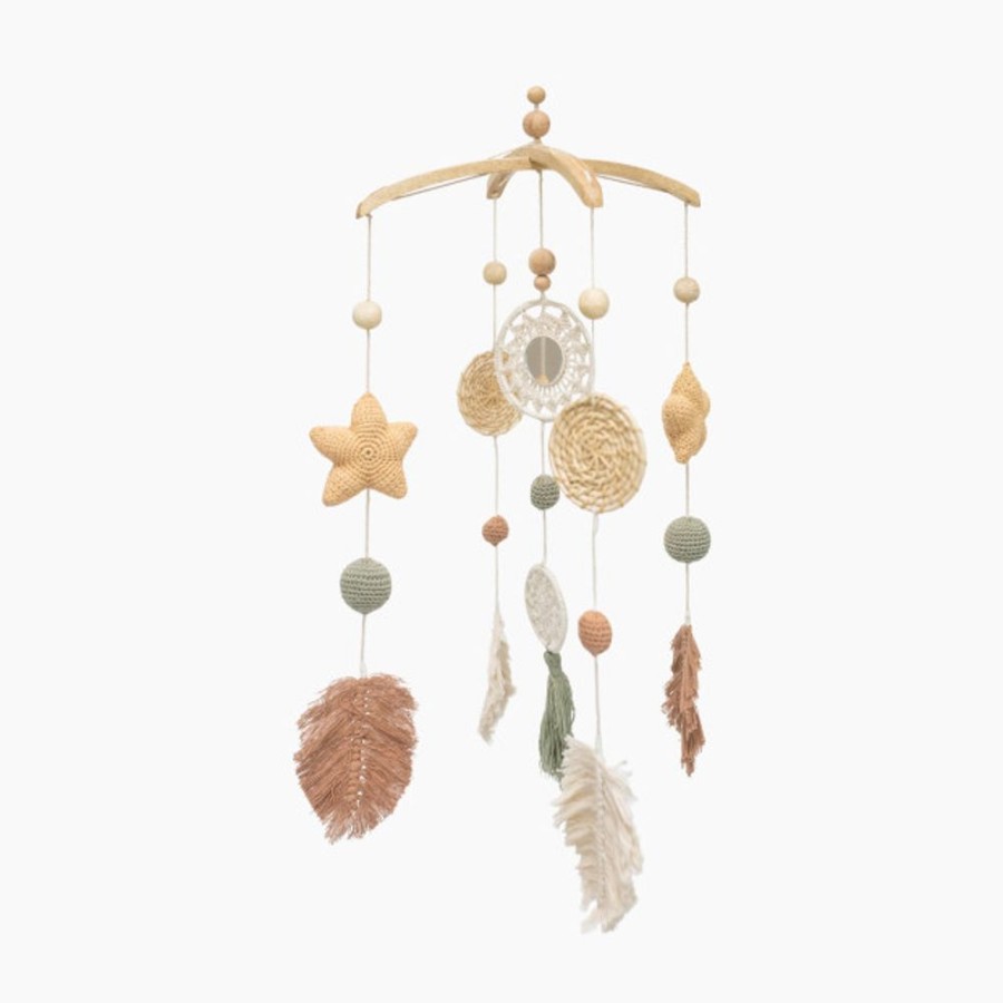 Nursery Crane Baby Nursery Themes | Crane Baby Willow Leaf Ceiling Hanging