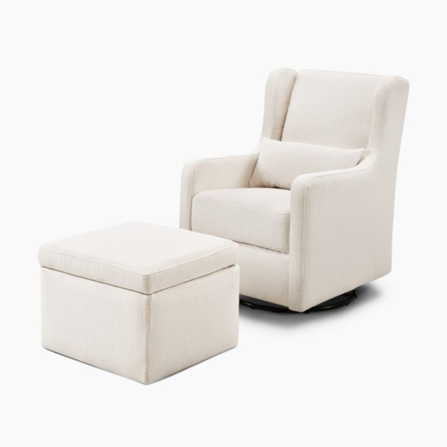 Nursery Carter's by DaVinci Nursery Themes | Carter'S By Davinci Adrian Swivel Glider With Storage Ottoman