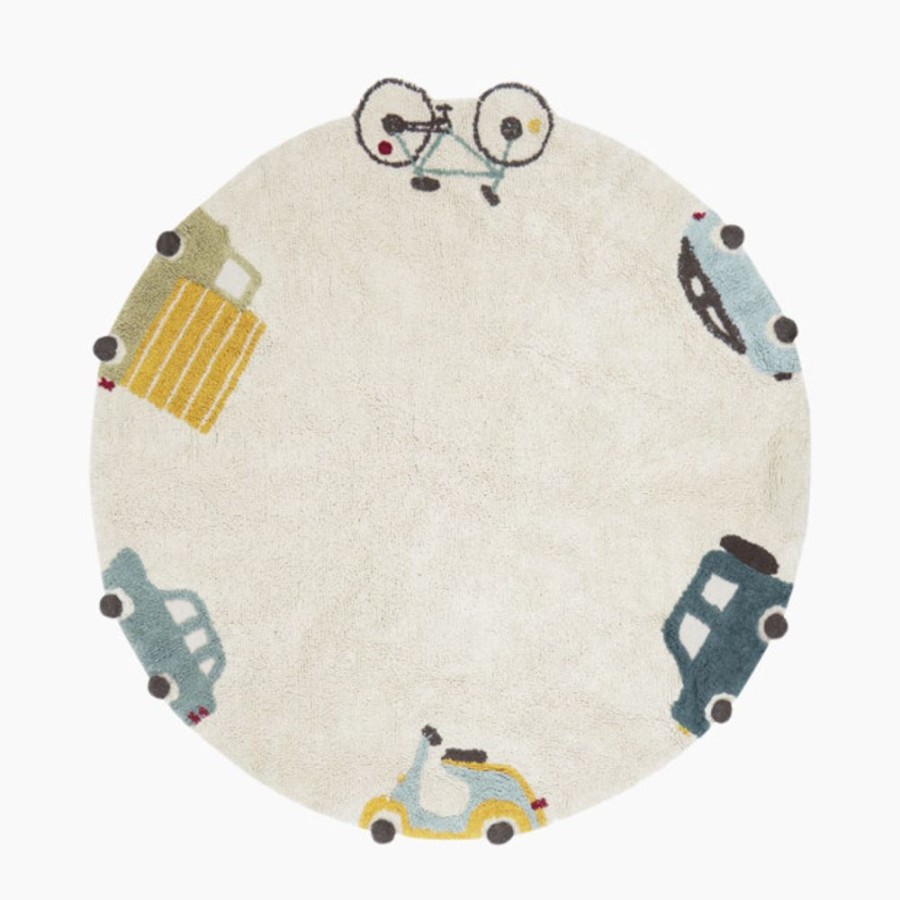 Nursery Lorena Canals Rugs | Lorena Canals Wheels Washable Rug