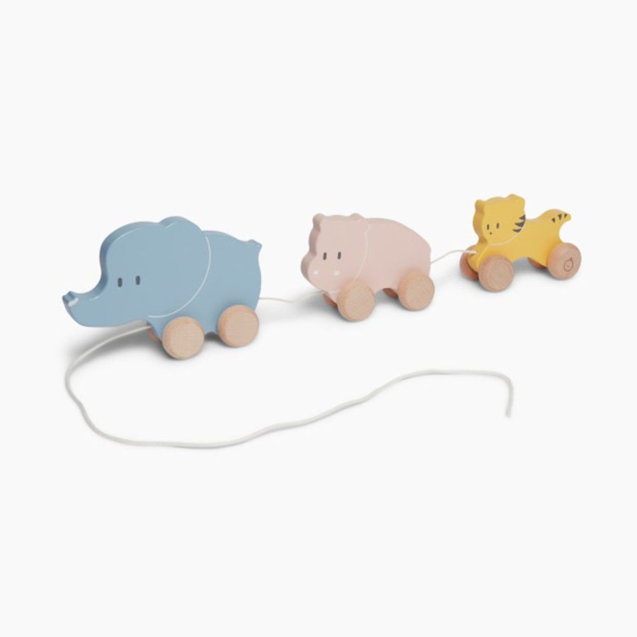 Nursery MORI Toddler Toys | Mori Wooden Animal Pull Along Toy.