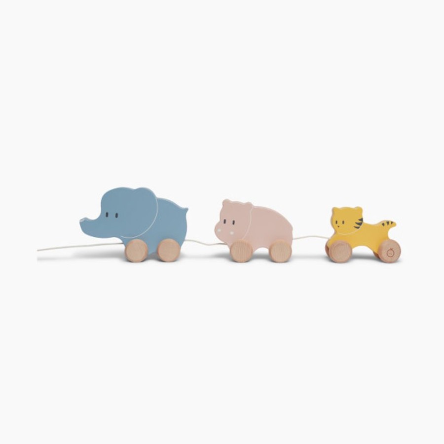 Nursery MORI Toddler Toys | Mori Wooden Animal Pull Along Toy.