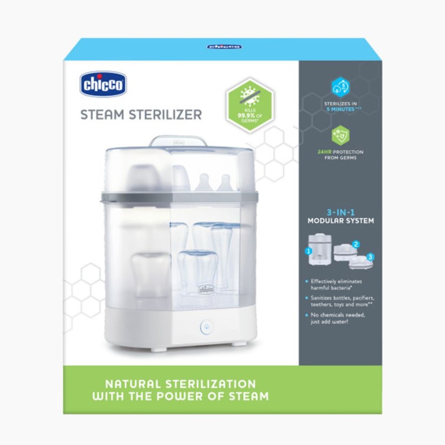 Nursing & Feeding Chicco Bottle Sterilizers & Warmers | Chicco 3-In-1 Steam Sterilizer