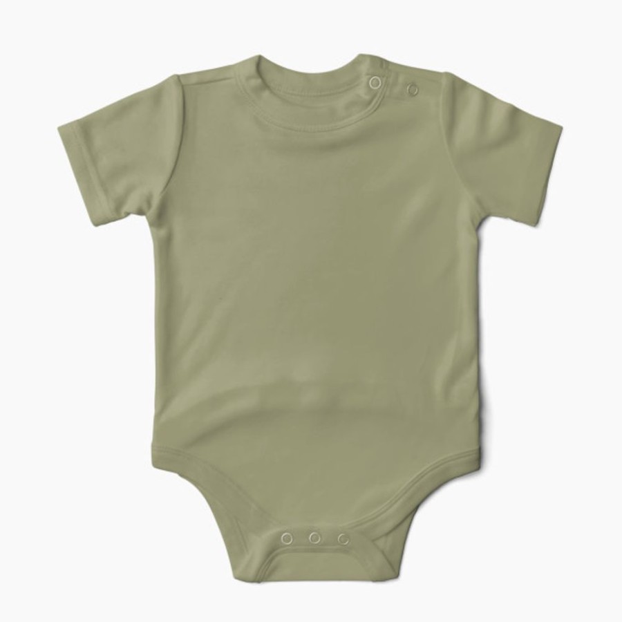 Clothing & Accessories Goumi Kids | Goumi Kids Short-Sleeve Organic Bodysuit