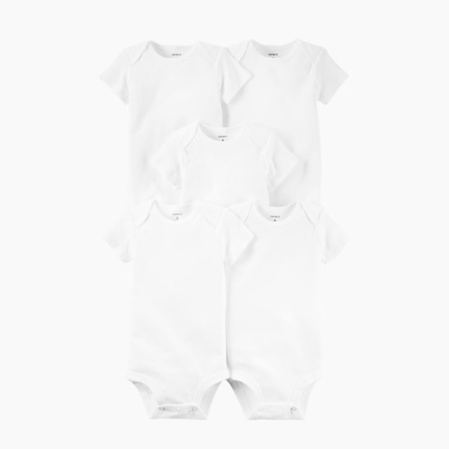 Clothing & Accessories Carter's | Carter'S Short-Sleeve Original Bodysuits (5 Pack)