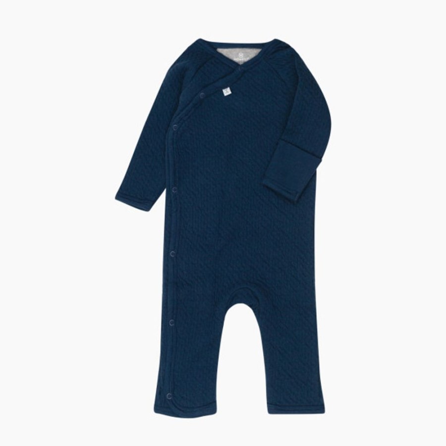 Clothing & Accessories Honest Baby Clothing | Honest Baby Clothing Organic Cotton Matelasse Side Snap Coverall