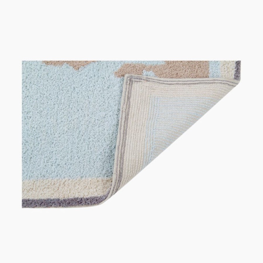 Nursery Lorena Canals Rugs | Lorena Canals Vintage Map Washable Rug.