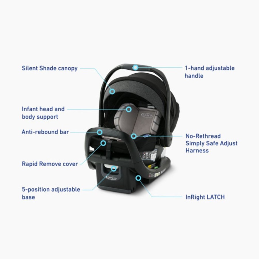 Car Seats Graco | Graco Snugride Snugfit 35 Dlx Infant Car Seat