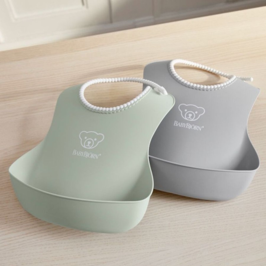 Nursing & Feeding Babybjörn | Babybjorn Baby Bib (2 Pack)