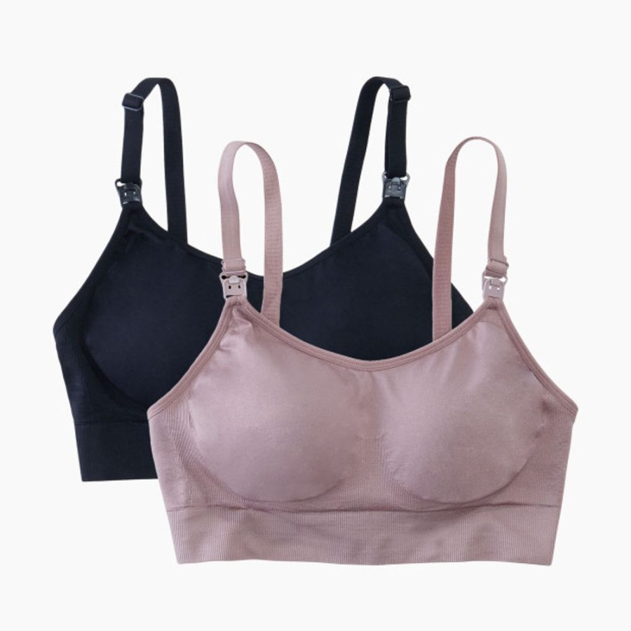 Clothing & Accessories Ingrid and Isabel Maternity Clothes & Intimates | Ingrid And Isabel Drop Cup Nursing Bra Bundle