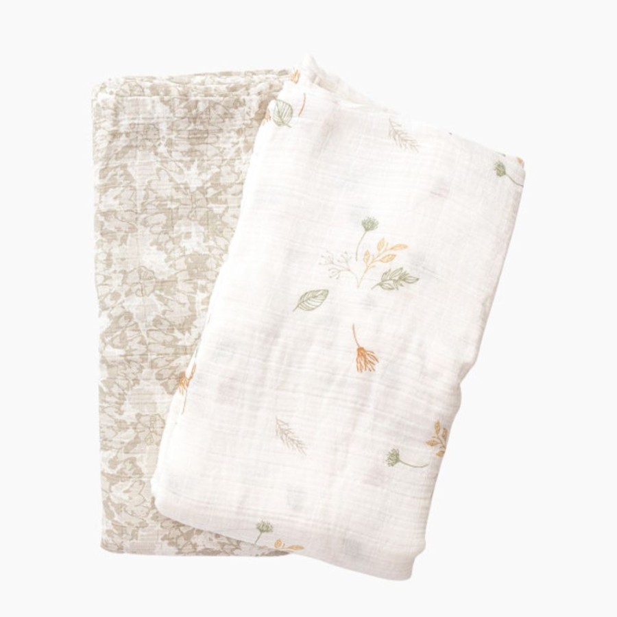 Nursery Crane Baby Nursery Themes | Crane Baby Willow 2-Pc. Swaddle Set