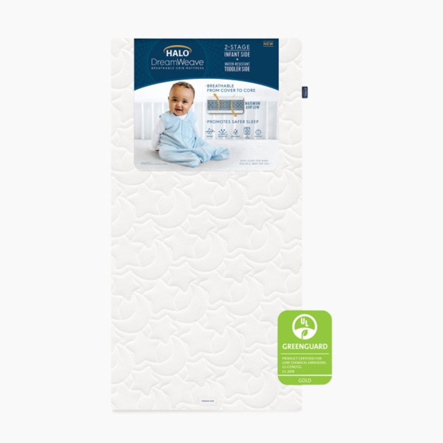 Nursery Halo Mattresses | Halo Dreamweave Breathable Crib Mattress