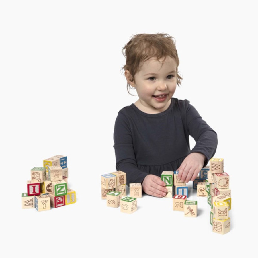 Nursery Melissa & Doug Toddler Toys | Melissa & Doug Wooden Abc/123 Blocks.