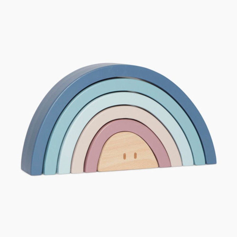 Nursery MORI Toddler Toys | Mori Wooden Rainbow Stacker.