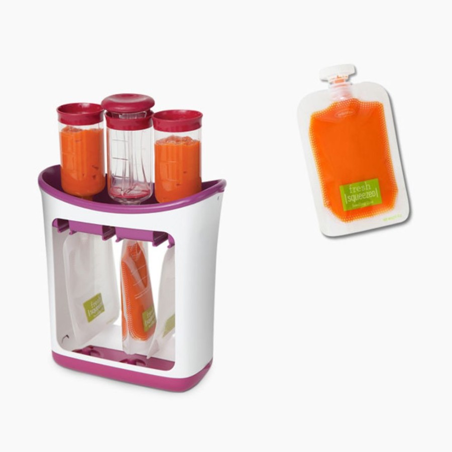 Nursing & Feeding Infantino Baby Food Makers | Infantino Squeeze Station Starter Pack Bundle.