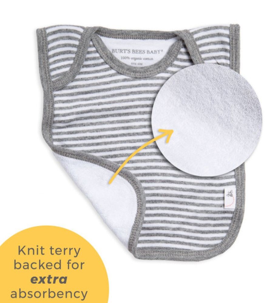 Nursing & Feeding Burt's Bees Baby | Burt'S Bees Baby Organic Lap Shoulder Bib (5 Pack)