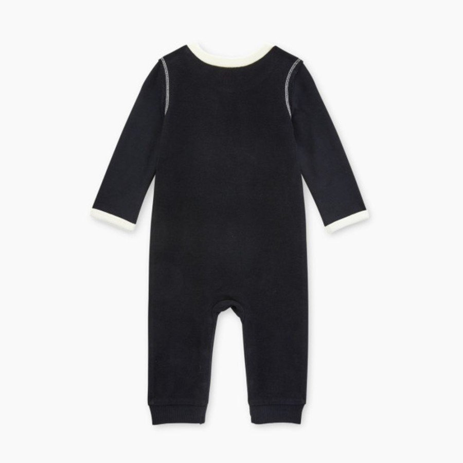 Clothing & Accessories Burt's Bees Baby | Burt'S Bees Baby Color-Blocked French Terry Jumpsuit Organic Cotton