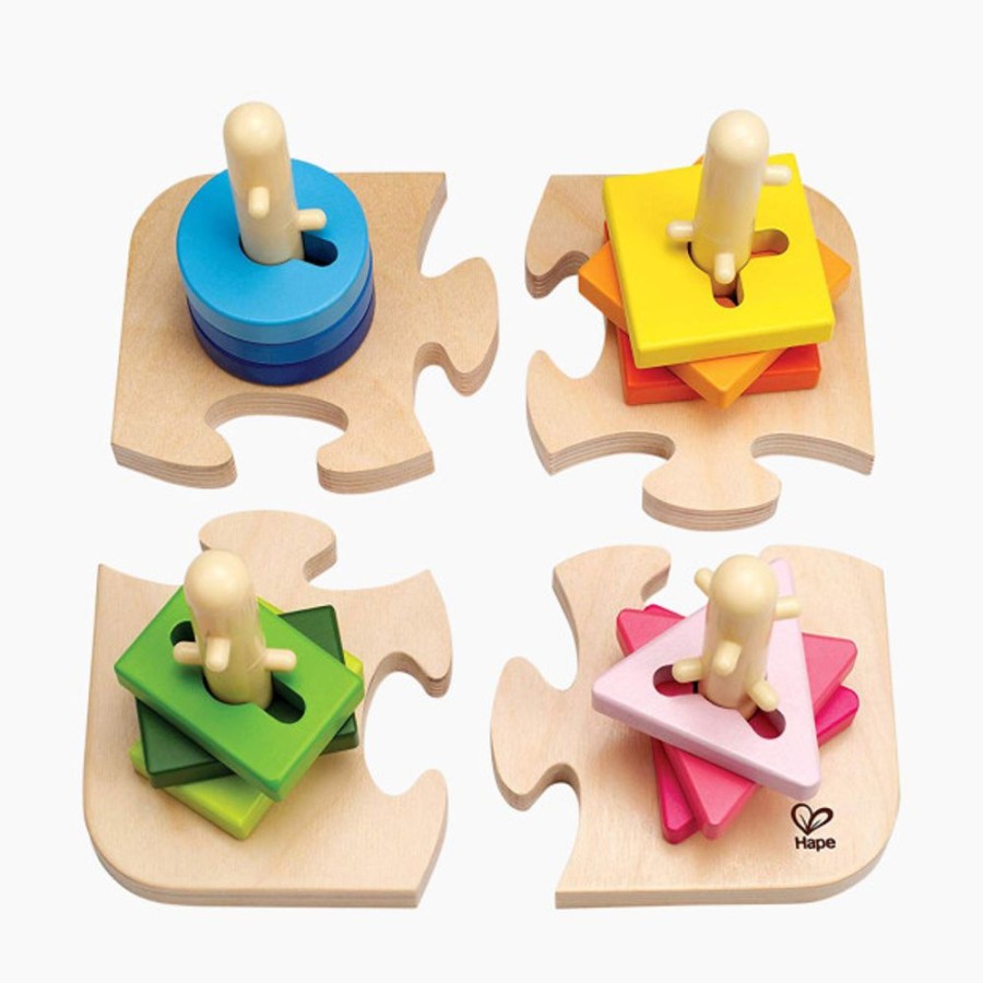 Nursery Hape Toddler Toys | Hape Creative Peg Puzzle.